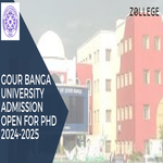 Gour Banga University Admission Open For PhD 2024 2025